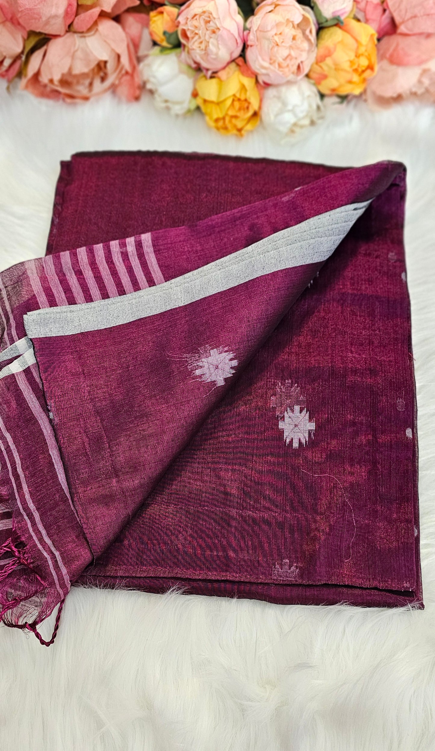 Beautiful dual shade tissue Silk saree