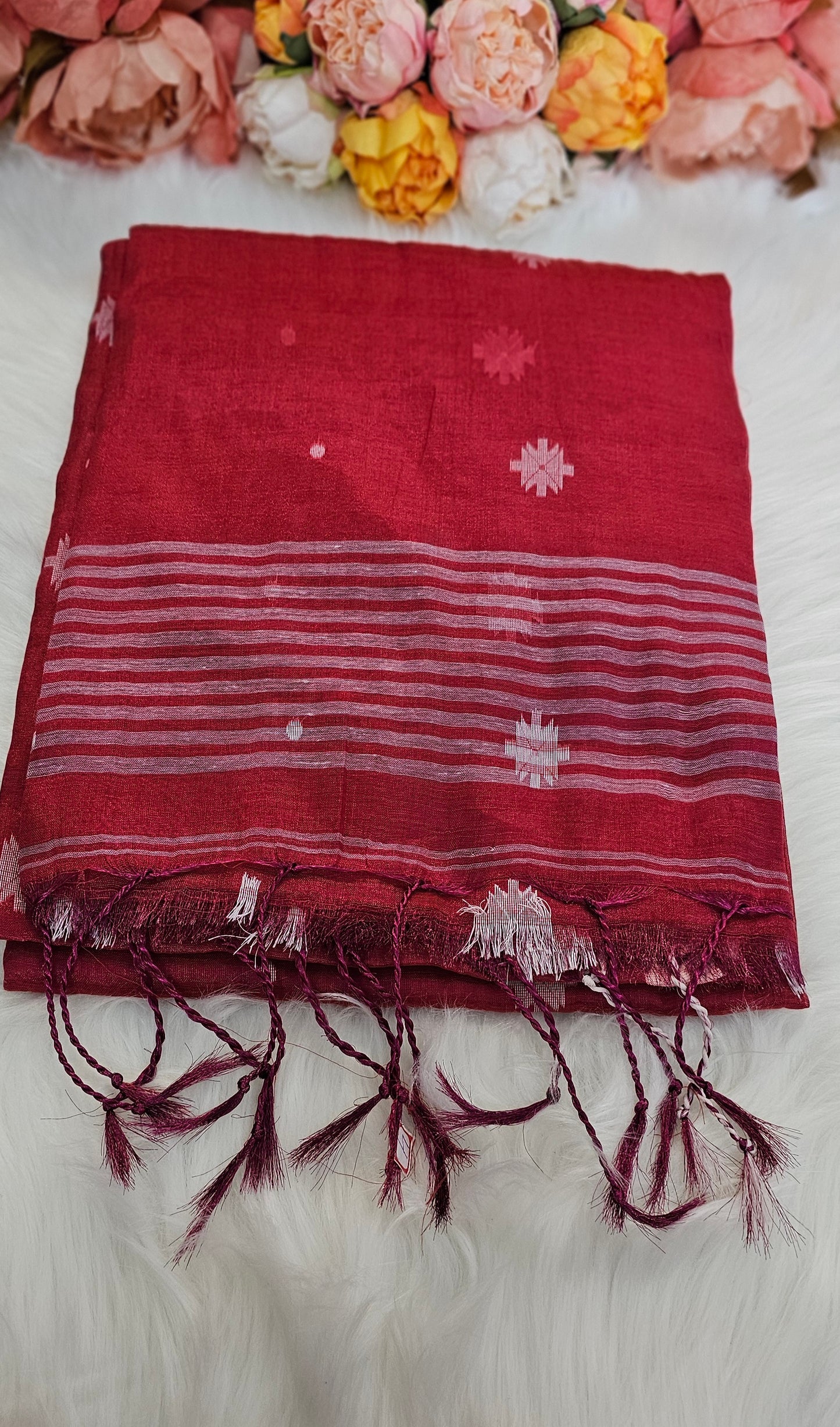 Beautiful dual shade tissue Silk saree