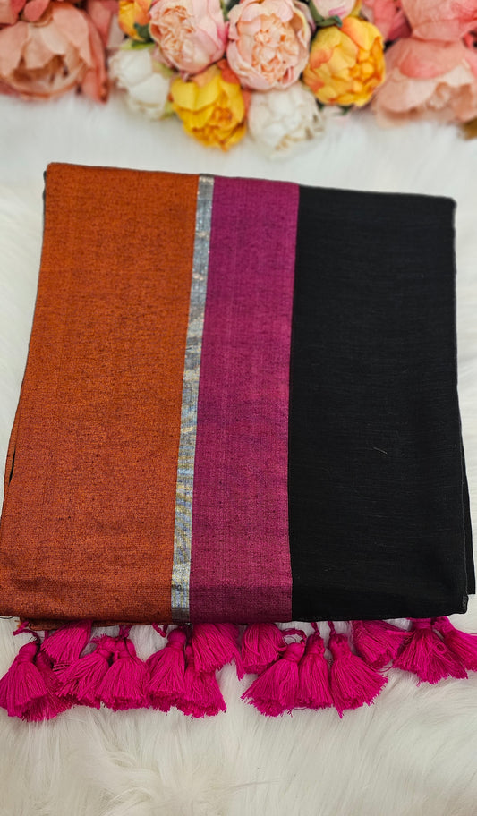 Stunning mulmul cotton saree