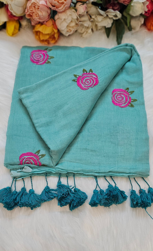 Premium mul cotton sarees