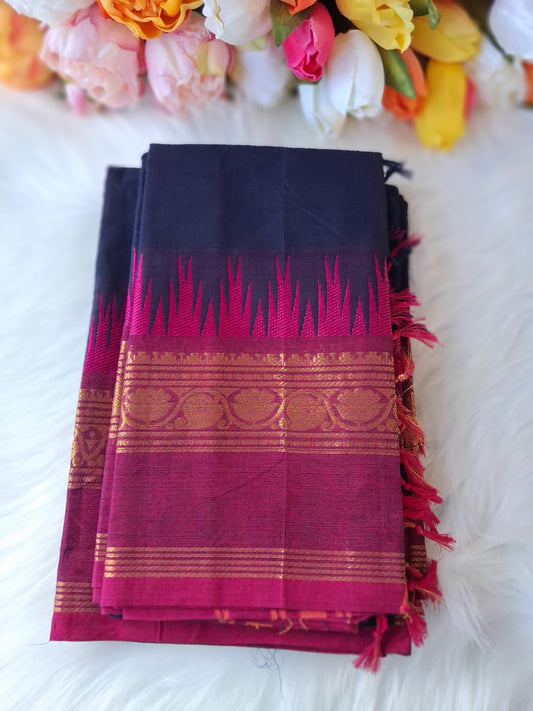 Premium handloom Kanchi cotton unstitched kurti and dupatta 💕