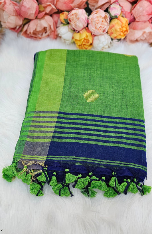 Stunning  khadi cotton  saree
