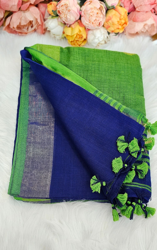 Stunning  khadi cotton  saree