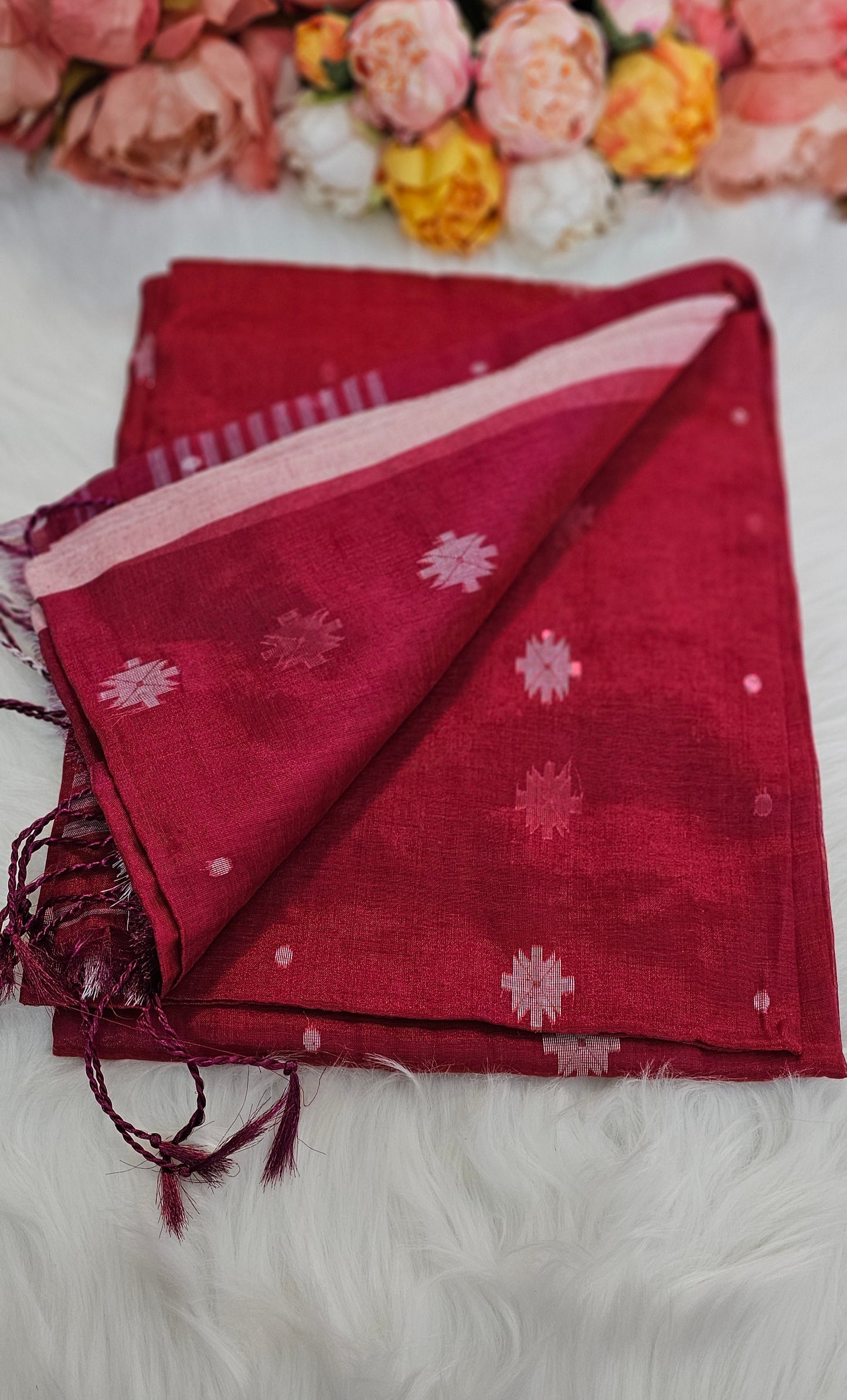 Beautiful dual shade  tissue  Silk  saree