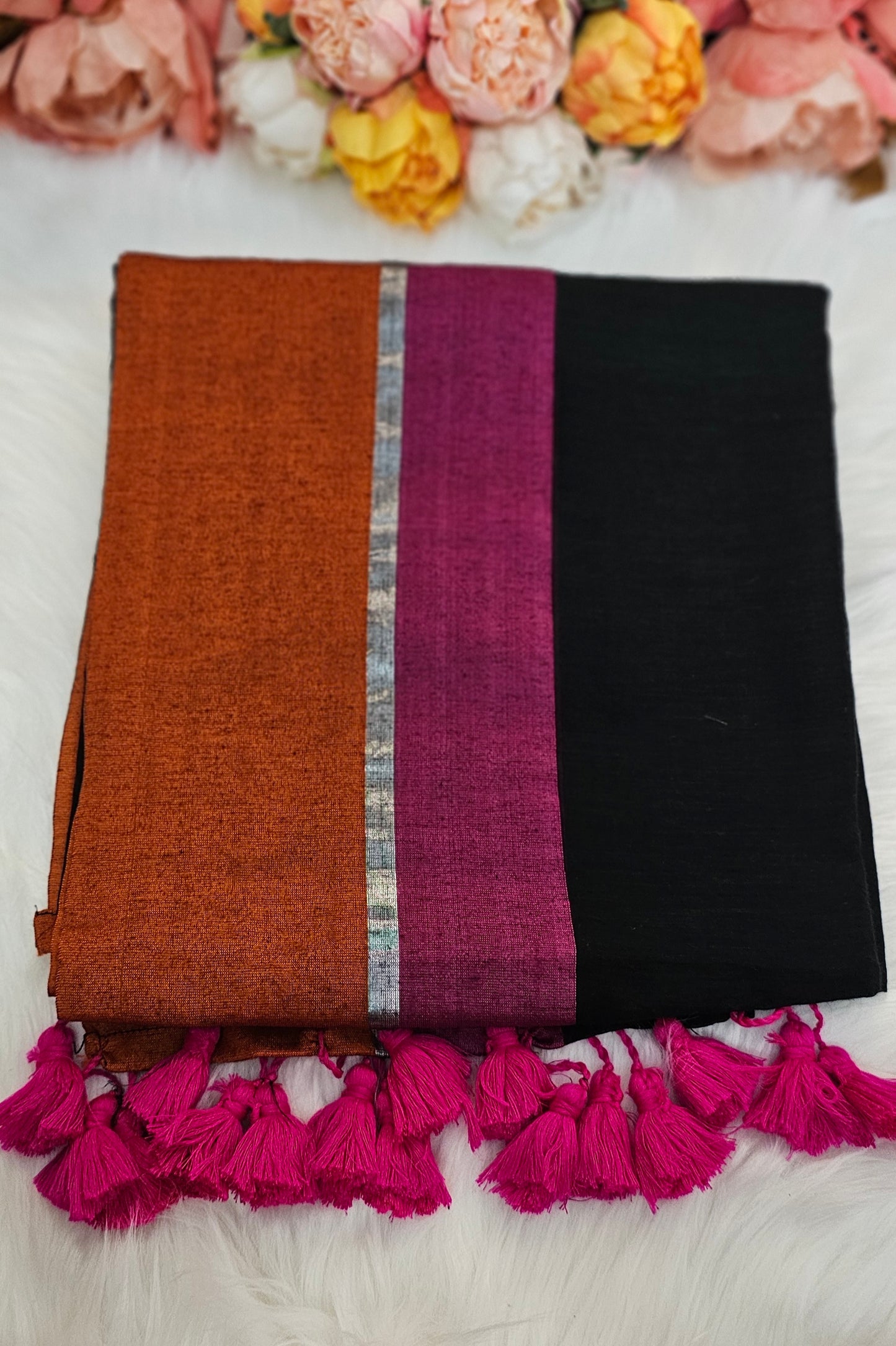 Stunning  mulmul cotton saree