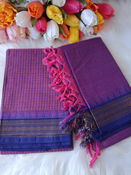 Premium handloom Kanchi cotton unstitched  kurti and dupatta 💕