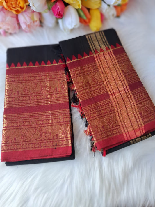 Premium handloom Kanchi cotton unstitched  kurti and dupatta 💕