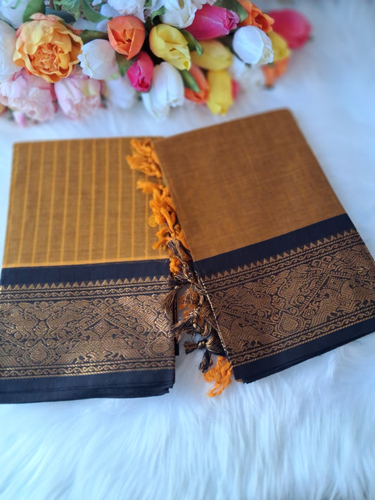 Premium handloom Kanchi cotton unstitched  kurti and dupatta 💕