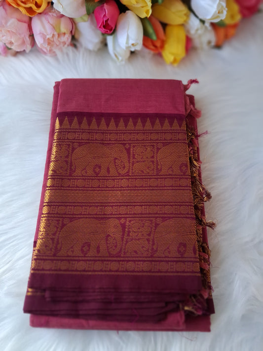 Premium handloom Kanchi cotton unstitched  kurti and dupatta 💕