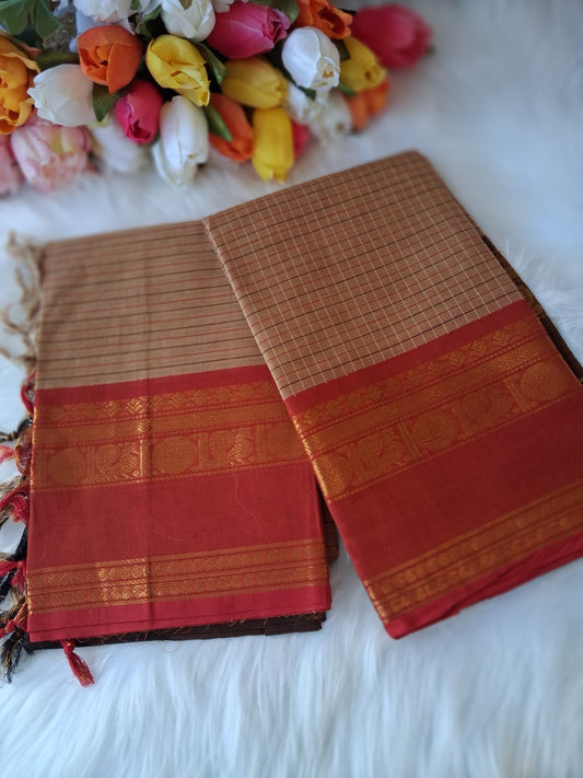 Premium Kanchi cotton unstitched  kurti and dupatta 💕